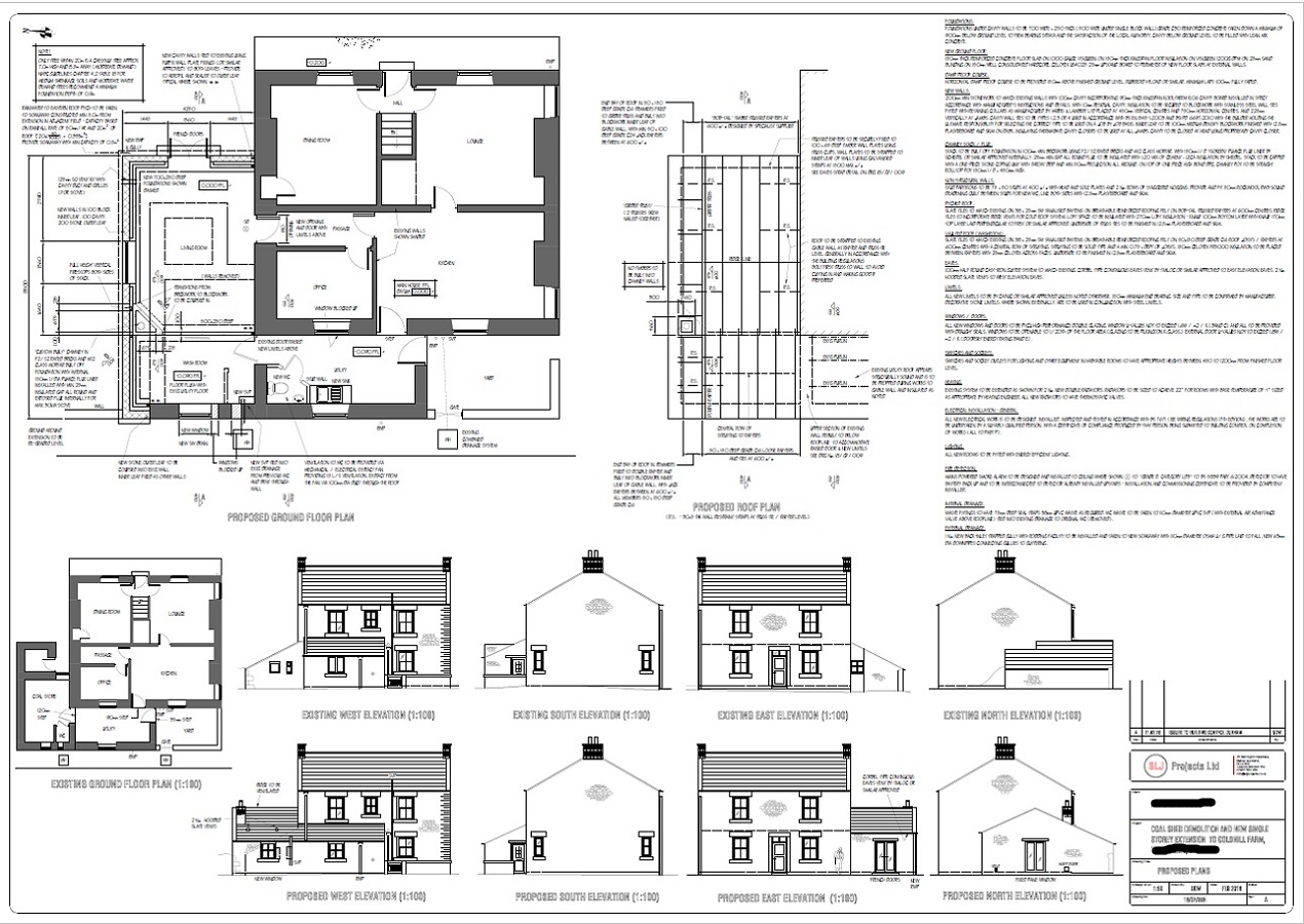Planning Permission Drawings and Building Regulations Drawings